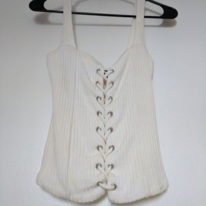 Reformation Tops - Reformation Sawyer Top, White Reformation Tops - Reformation Sawyer Top, White